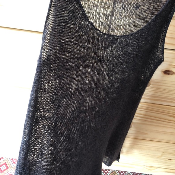 Knit mohair blend easy sweater - Picture 3 of 7